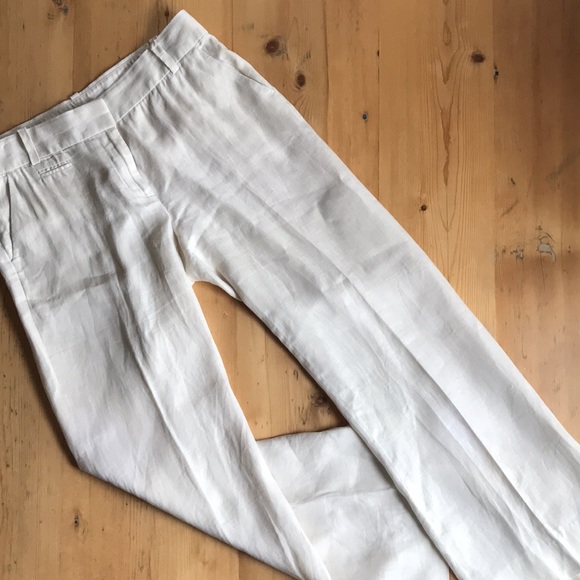 J. Crew Pants - Linen J.Crew Pants ivory size 4